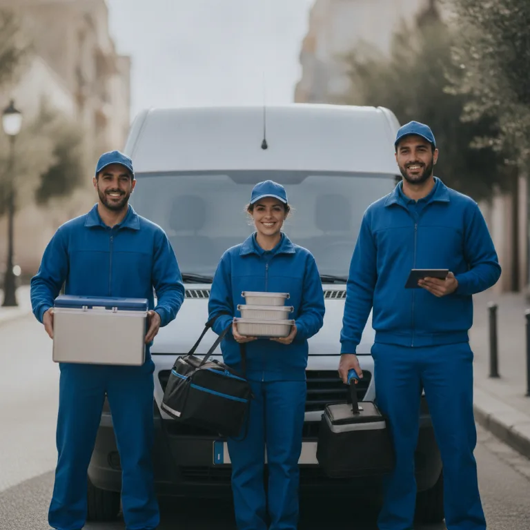 Entrega de Comidas equipo en Alcobendas